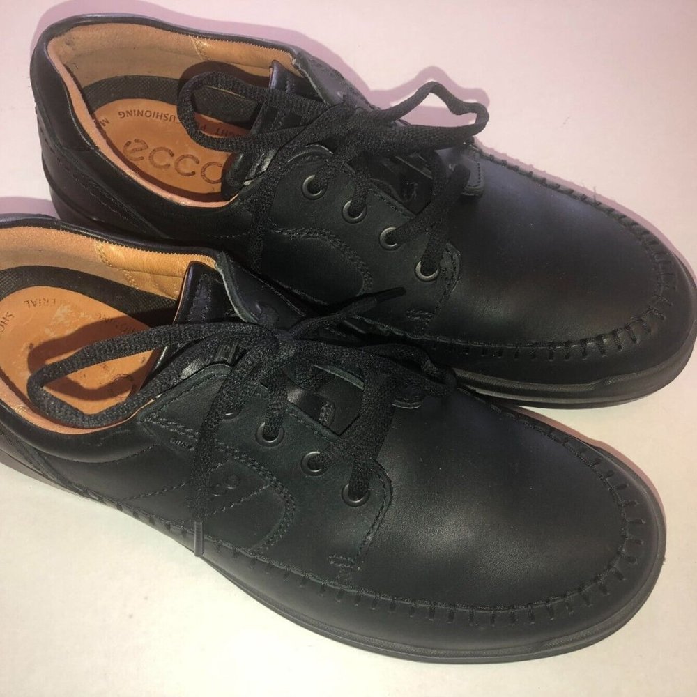 ECCO MEN’S SEAWALKER OXFORD BLACK - Sz EU 44 - US Sz 10